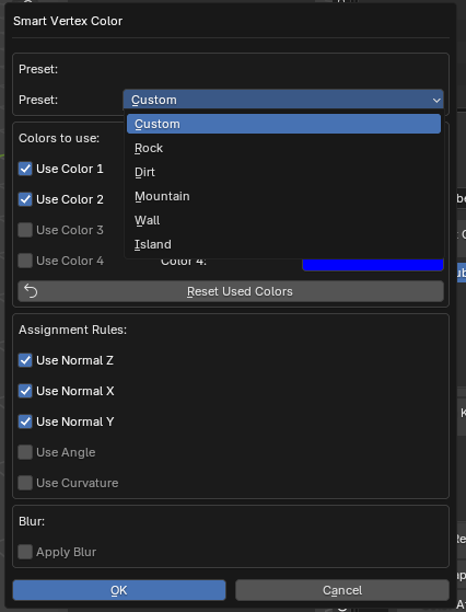 Smart Vertex Color UI